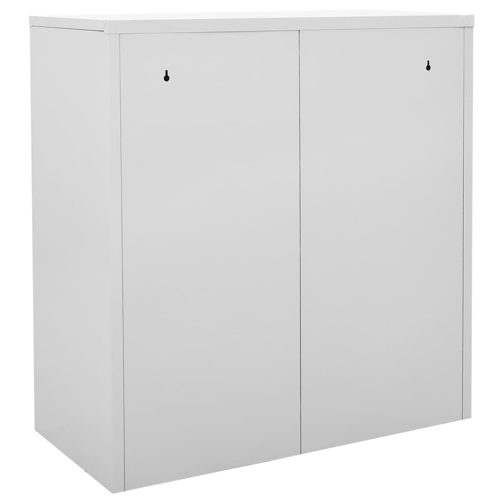 vidaXL Dulapuri vestiar 2 buc. gri deschis 90x45x92,5 cm oțel vidaXL Dulapuri vestiar 2 buc. gri deschis 90x45x92,5 cm oțel