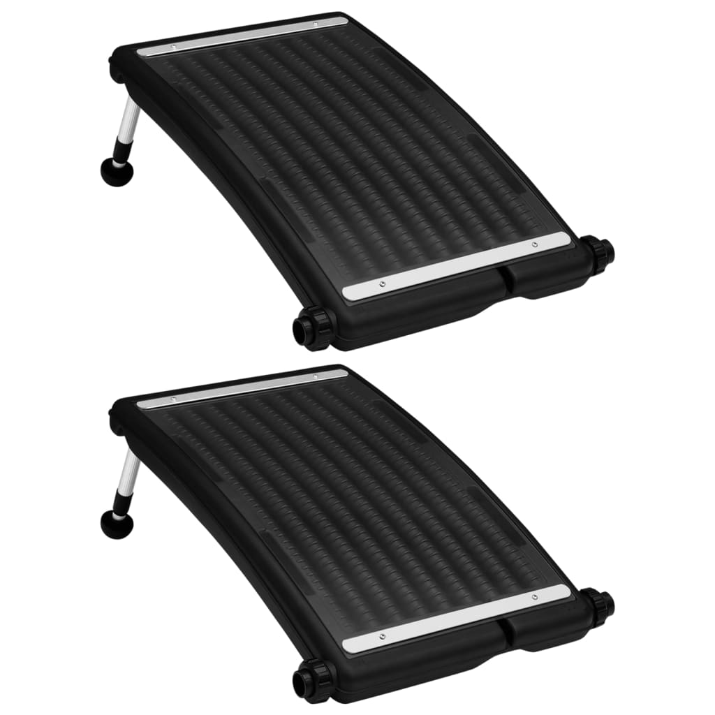 vidaXL Panouri solare de încălzire piscină, 2 buc., 72,5x46 cm, curbat vidaXL Panouri solare de încălzire piscină, 2 buc., 72,5x46 cm, curbat