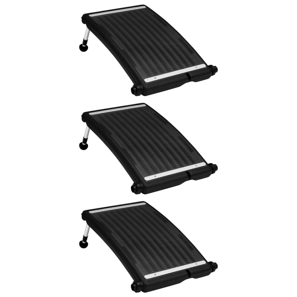 vidaXL Panouri solare de încălzire piscină, 3 buc., 72,5x46 cm, curbat vidaXL Panouri solare de încălzire piscină, 3 buc., 72,5x46 cm, curbat