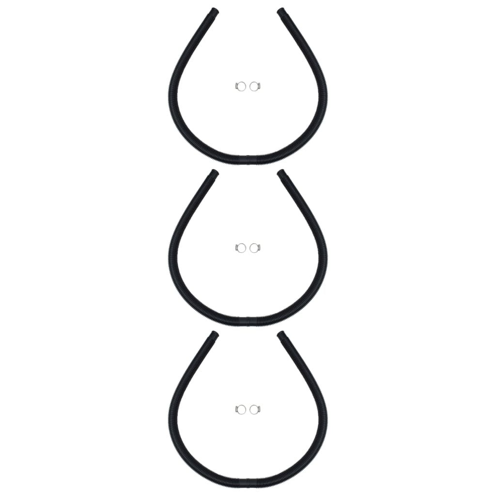 vidaXL Panouri solare de încălzire piscină, 3 buc., 110x65 cm, curbat vidaXL Panouri solare de încălzire piscină, 3 buc., 110x65 cm, curbat