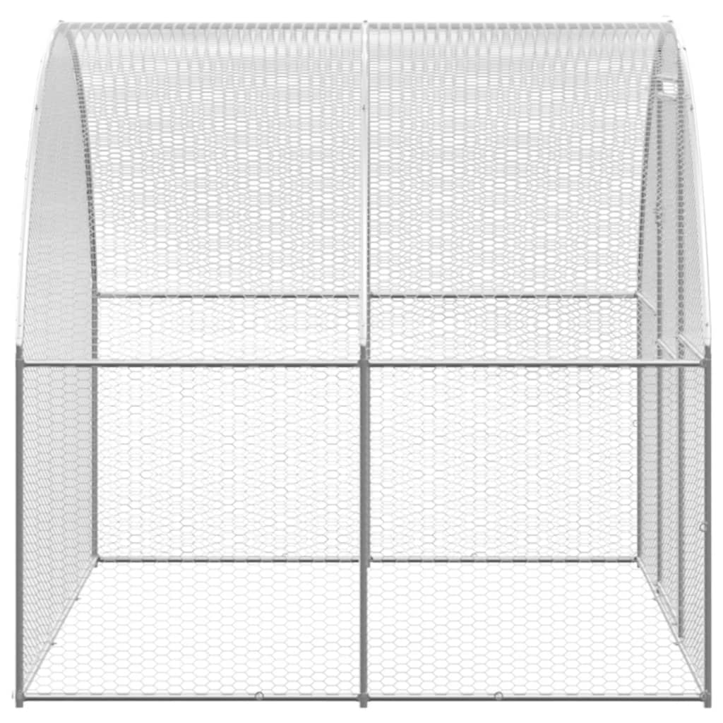 vidaXL Coteț de găini pentru exterior, 3x8x2 m, oțel zincat vidaXL Coteț de găini pentru exterior, 3x8x2 m, oțel zincat