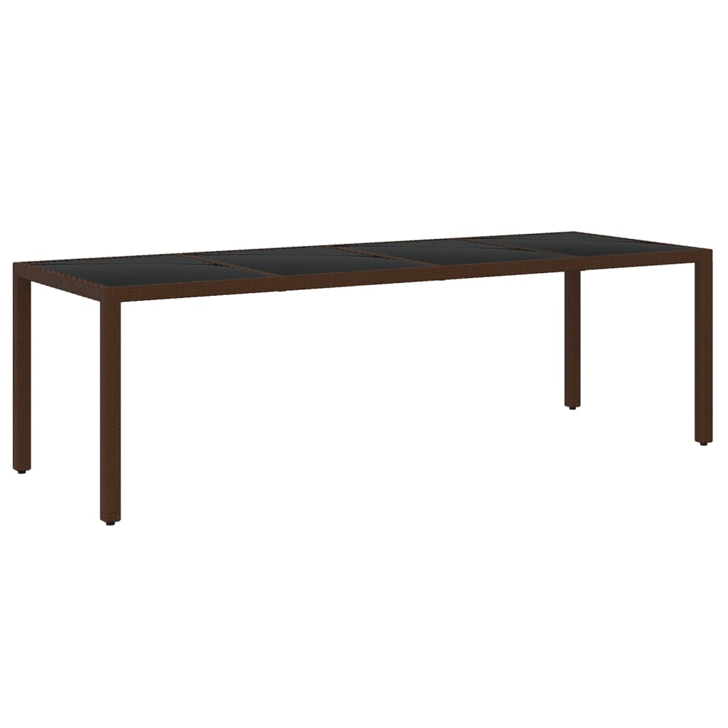 vidaXL Set mobilier de grădină, 11 piese, maro, poliratan vidaXL Set mobilier de grădină, 11 piese, maro, poliratan