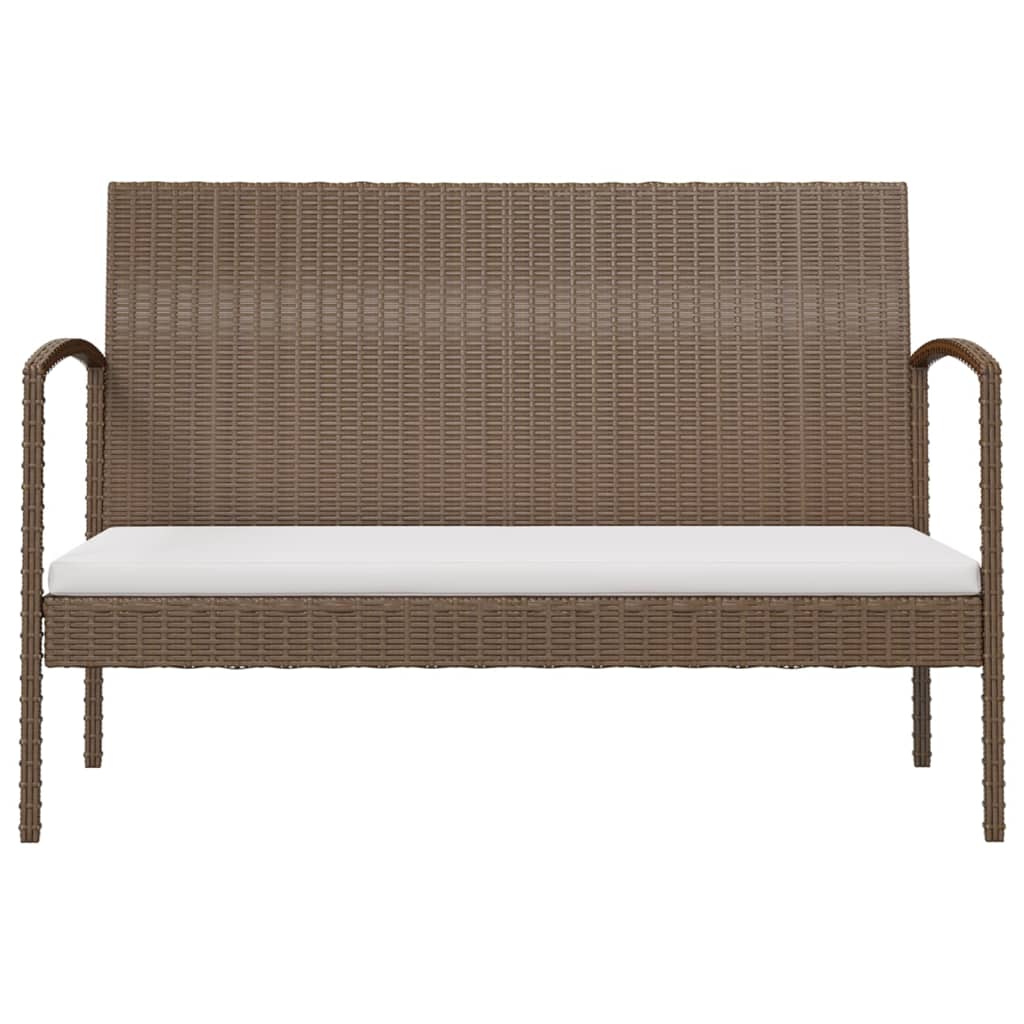 vidaXL Set mobilier de grădină cu perne, 8 piese, maro, poliratan vidaXL Set mobilier de grădină cu perne, 8 piese, maro, poliratan