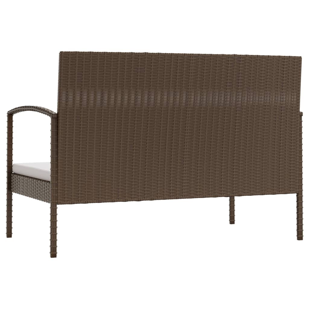 vidaXL Set mobilier de grădină cu perne, 8 piese, maro, poliratan vidaXL Set mobilier de grădină cu perne, 8 piese, maro, poliratan