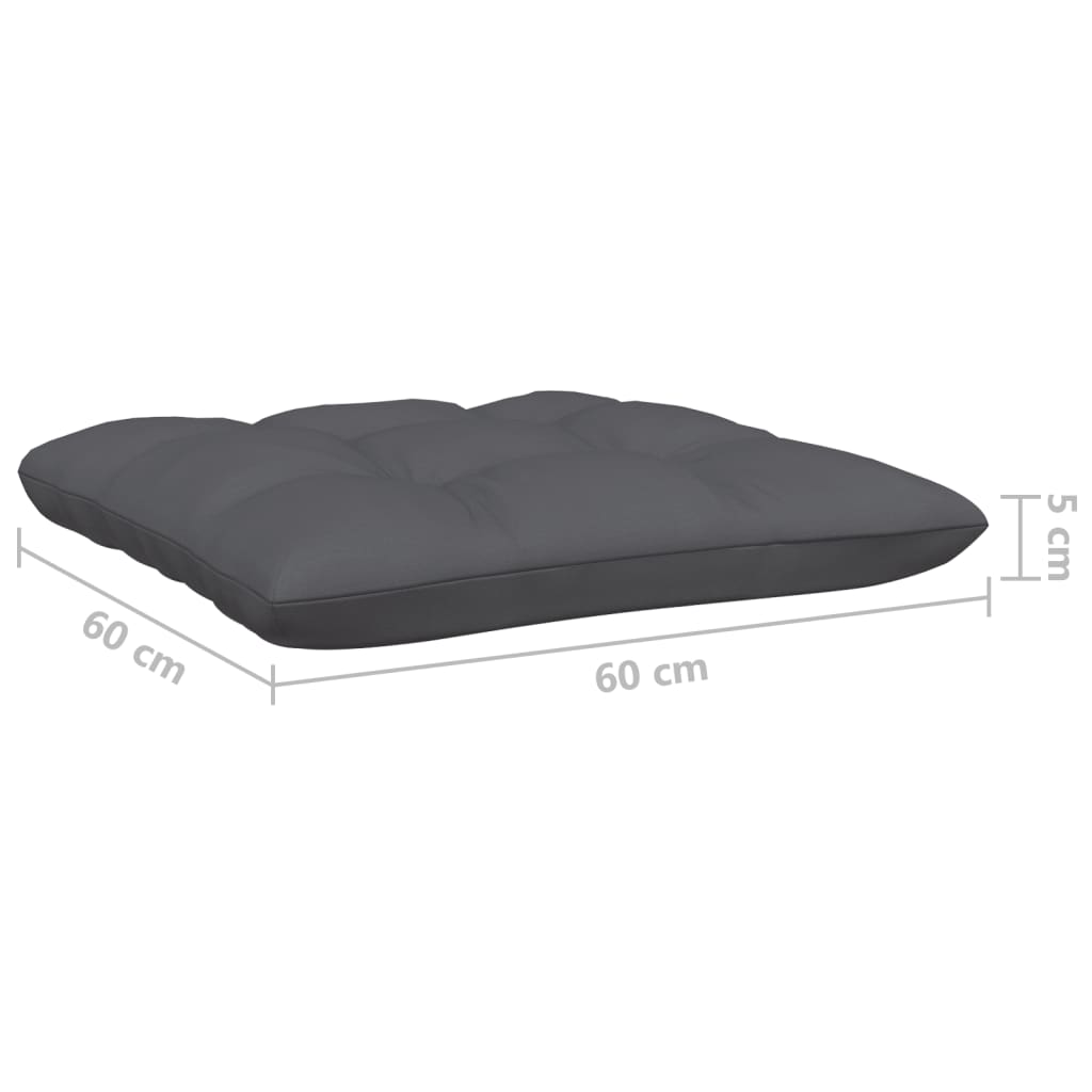 vidaXL Set mobilier grădină cu perne, 4 piese, lemn masiv de pin