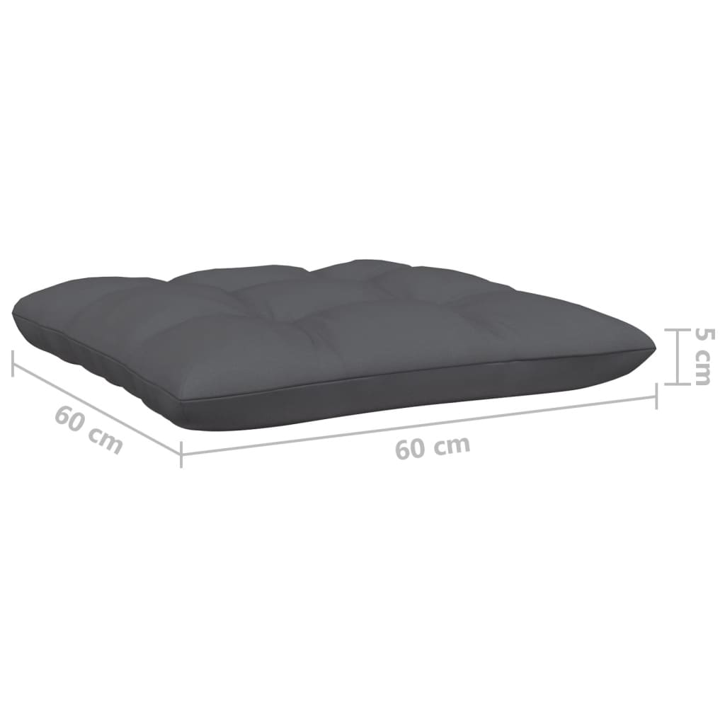 vidaXL Set mobilier grădină cu perne, 4 piese, lemn masiv de pin