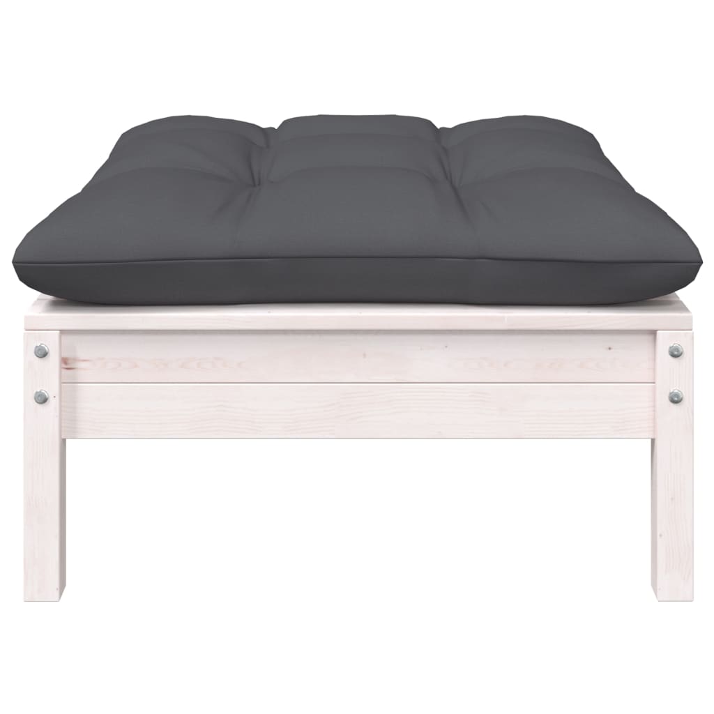 vidaXL Set mobilier grădină cu perne, 7 piese, lemn masiv de pin