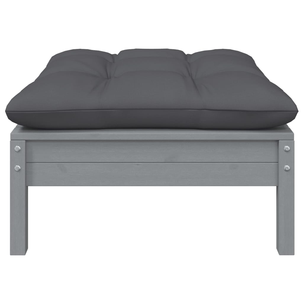 vidaXL Set mobilier grădină cu perne, 7 piese, lemn masiv de pin