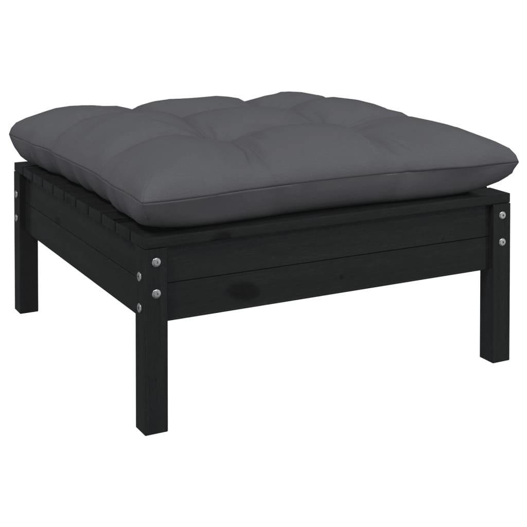 vidaXL Set mobilier grădină cu perne, 7 piese, lemn masiv de pin