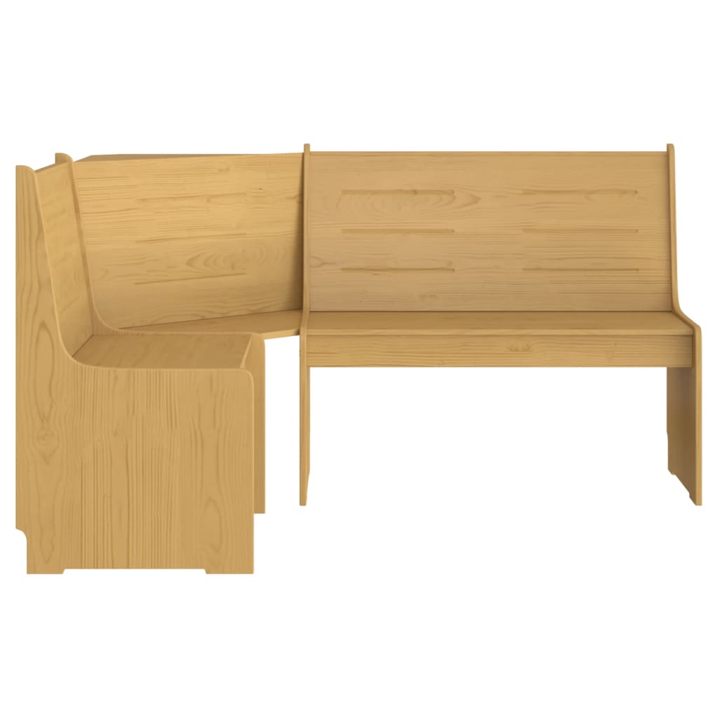 vidaXL Set mobilier de bucătărie „REINE”, 3piese, maro miere, lemn pin