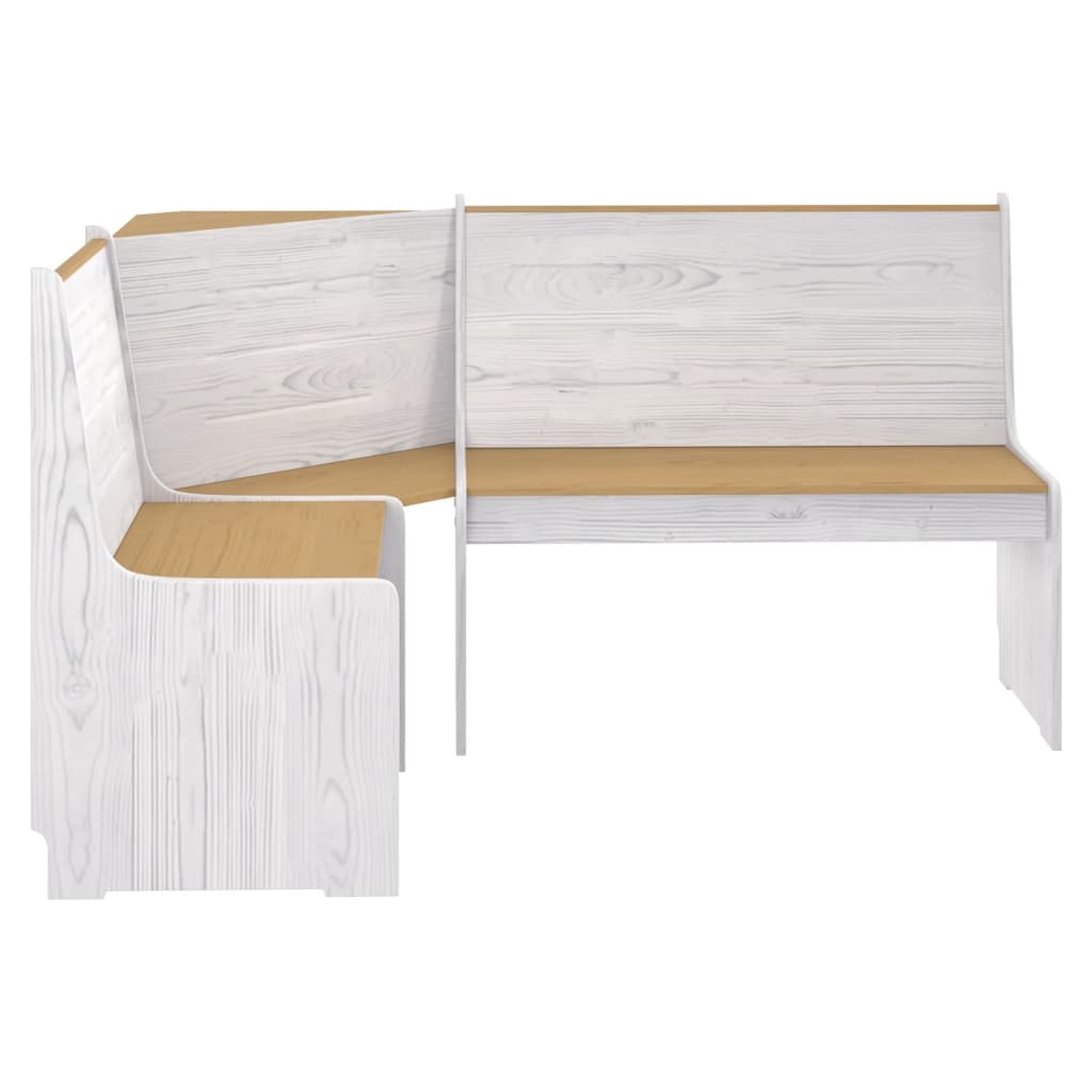 vidaXL Set mobilier bucătărie „REINE”, 3piese, maro miere&alb lemn pin vidaXL Set mobilier bucătărie „REINE”, 3piese, maro miere&alb lemn pin