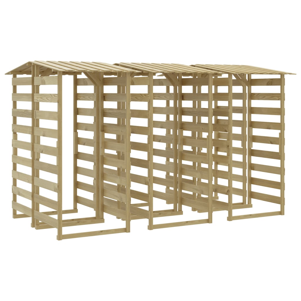 vidaXL Pergole cu acoperiș, 6 buc., 100x90x200 cm, lemn de pin tratat vidaXL Pergole cu acoperiș, 6 buc., 100x90x200 cm, lemn de pin tratat