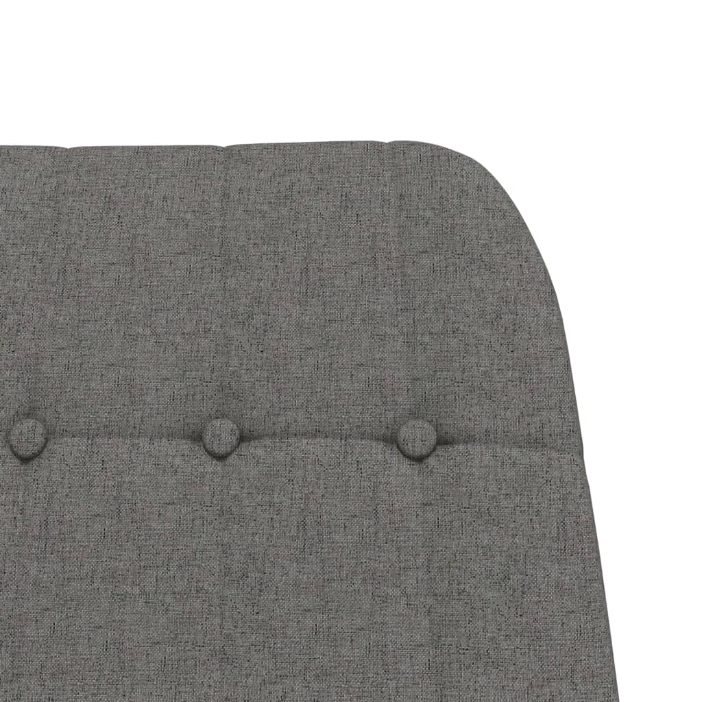 vidaXL Scaun balansoar cu taburet, gri deschis, textil vidaXL Scaun balansoar cu taburet, gri deschis, textil