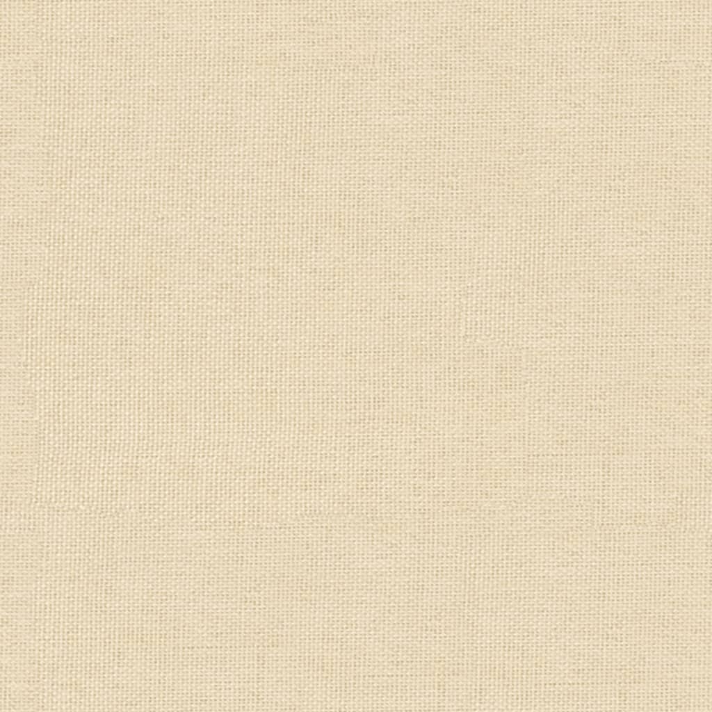 vidaXL Scaun de relaxare cu taburet, crem, textil vidaXL Scaun de relaxare cu taburet, crem, textil