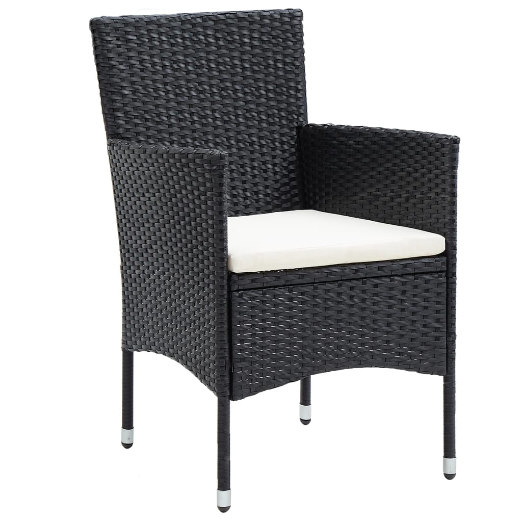 vidaXL Set mobilier de grădină, 3 piese, poliratan vidaXL Set mobilier de grădină, 3 piese, poliratan
