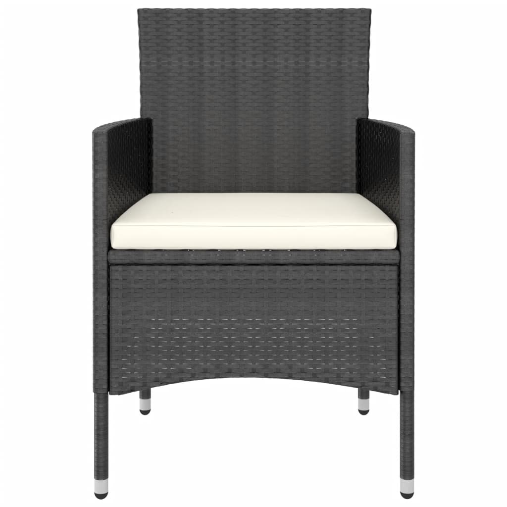 vidaXL Set mobilier de grădină, 3 piese, poliratan vidaXL Set mobilier de grădină, 3 piese, poliratan