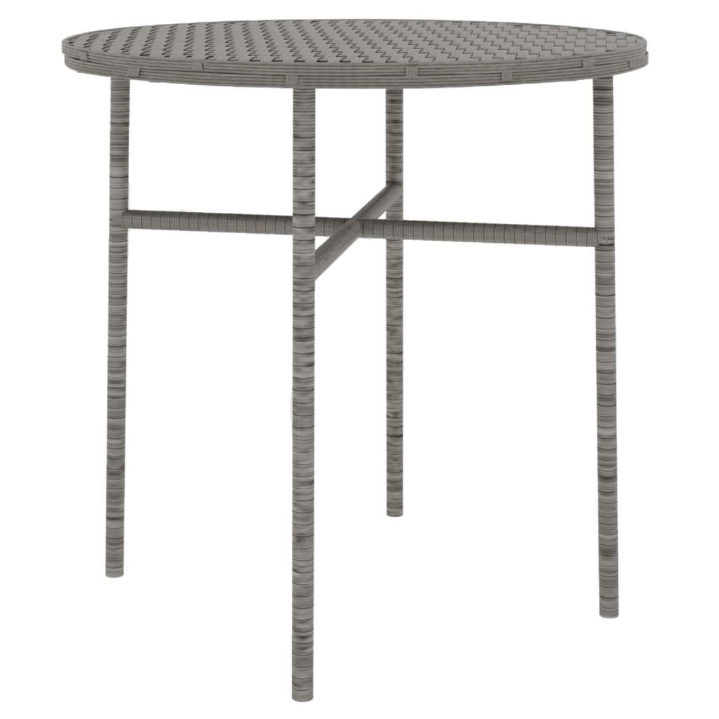 vidaXL Set mobilier de grădină, 3 piese, gri, poliratan vidaXL Set mobilier de grădină, 3 piese, gri, poliratan