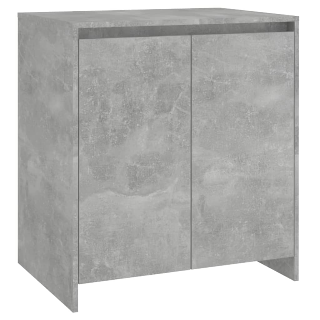 vidaXL Servante, 2 piese, gri beton, lemn prelucrat vidaXL Servante, 2 piese, gri beton, lemn prelucrat
