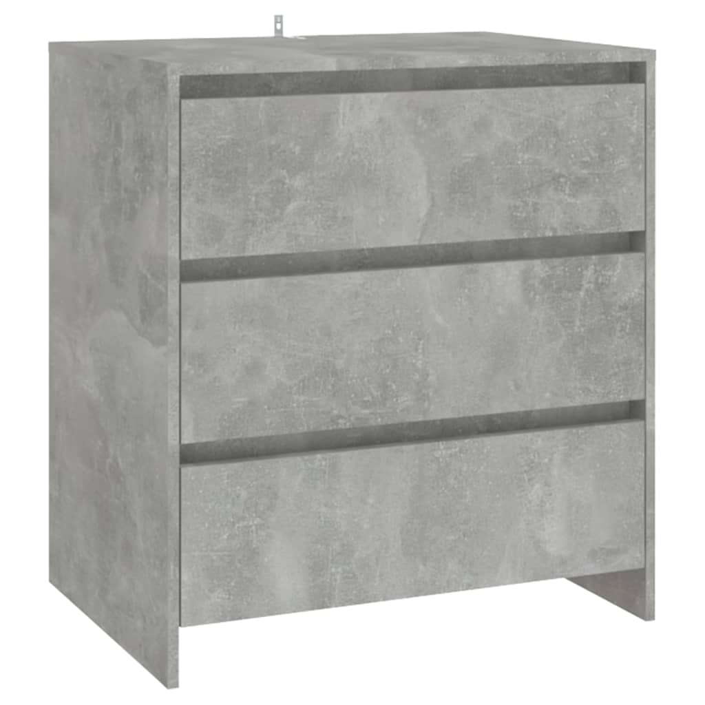 vidaXL Servante, 2 piese, gri beton, lemn prelucrat vidaXL Servante, 2 piese, gri beton, lemn prelucrat
