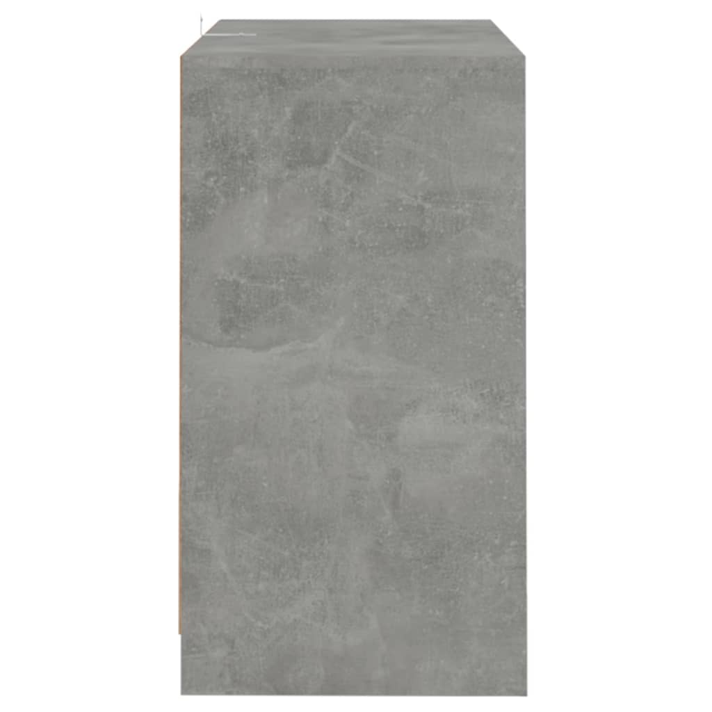 vidaXL Servante, 2 buc., gri beton, 70x41x75 cm, lemn prelucrat