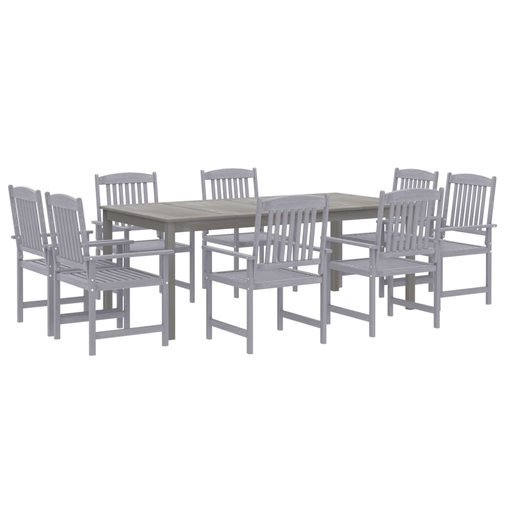 vidaXL Set mobilier de grădină, 9 piese, lemn masiv de acacia vidaXL Set mobilier de grădină, 9 piese, lemn masiv de acacia