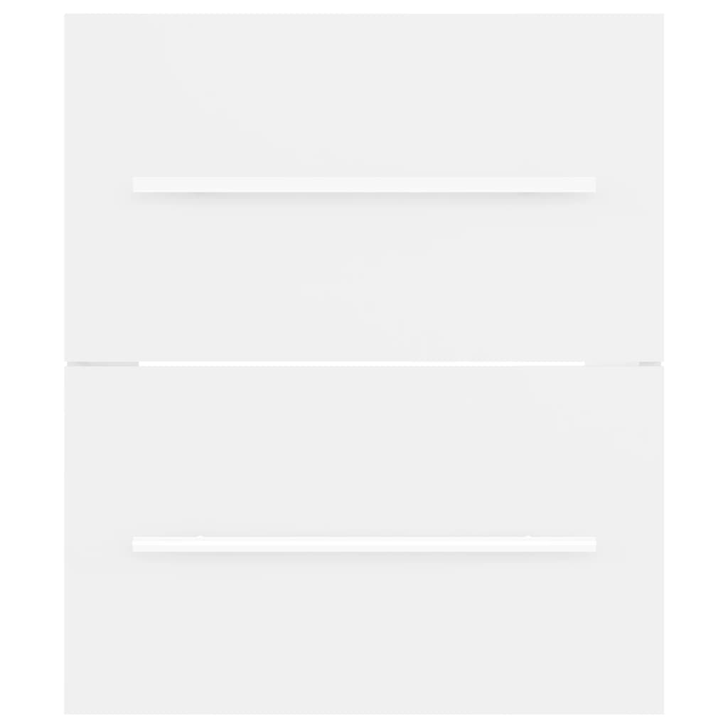 vidaXL Dulap cu chiuvetă încorporată, alb, lemn prelucrat