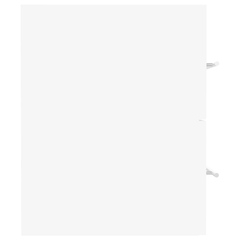 vidaXL Dulap cu chiuvetă încorporată, alb, lemn prelucrat