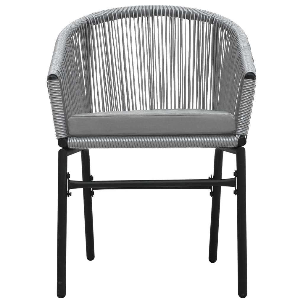 vidaXL Set mobilier de grădină, 5 piese, gri vidaXL Set mobilier de grădină, 5 piese, gri