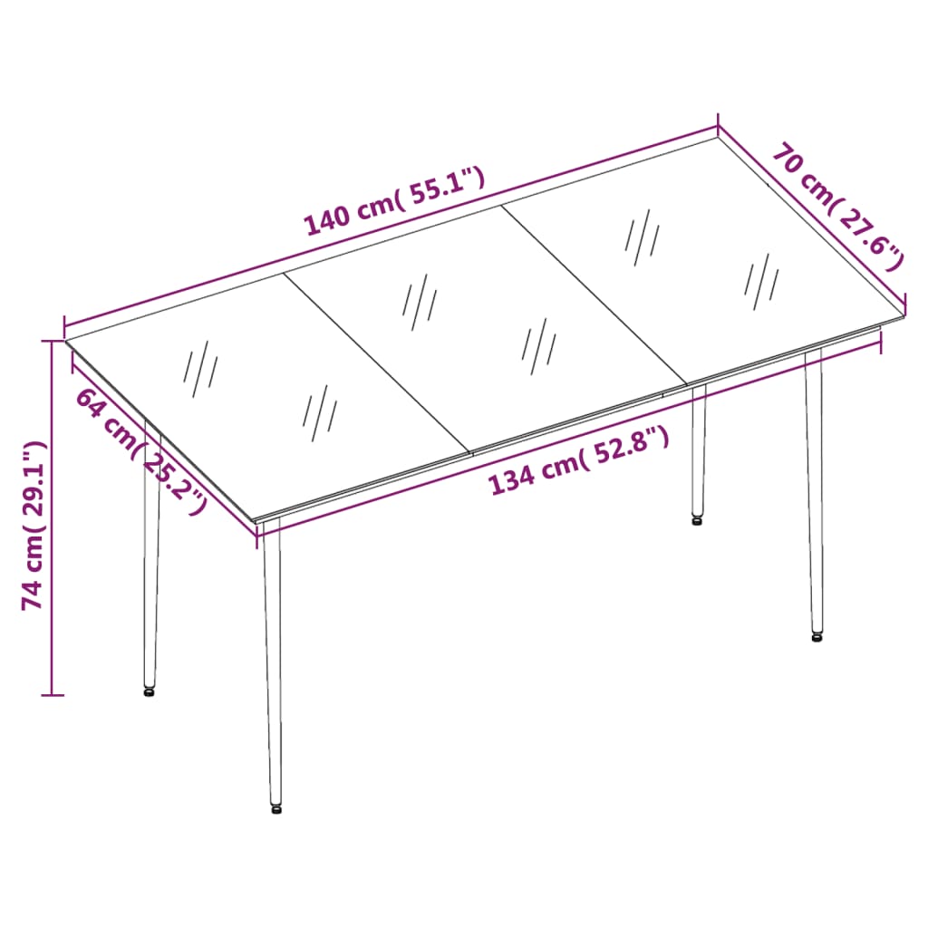 vidaXL Set mobilier de grădină, 5 piese, gri vidaXL Set mobilier de grădină, 5 piese, gri