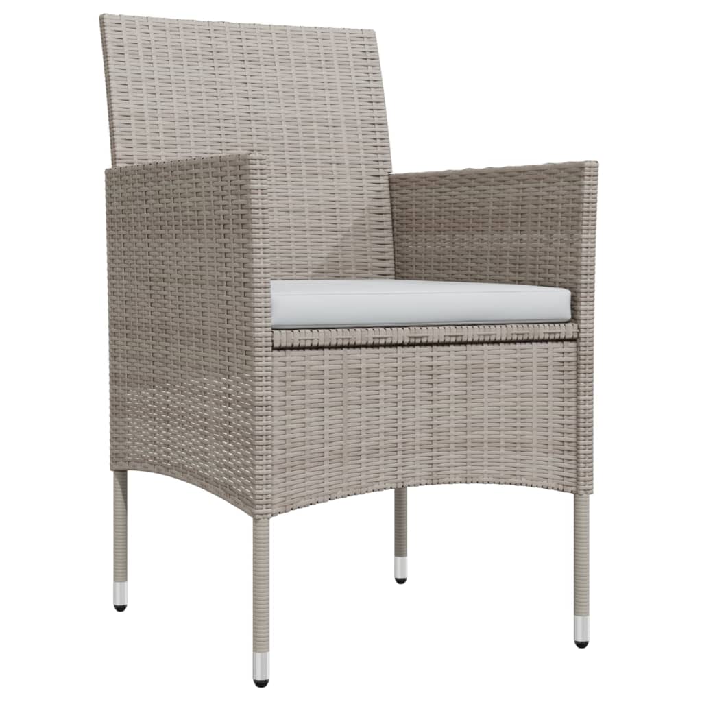 vidaXL Set mobilier de grădină cu perne,bej și negru, 9 piese vidaXL Set mobilier de grădină cu perne,bej și negru, 9 piese