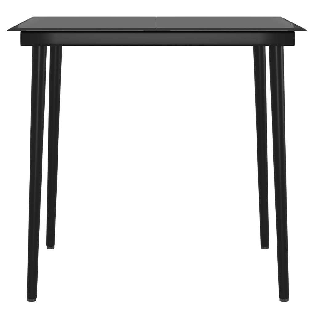 vidaXL Set mobilier de grădină, cu perne, 3 piese, bej și negru vidaXL Set mobilier de grădină, cu perne, 3 piese, bej și negru