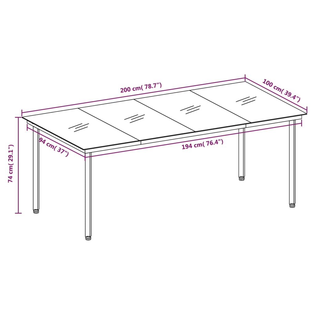 vidaXL Set mobilier de grădină cu perne, 9 piese, gri și negru vidaXL Set mobilier de grădină cu perne, 9 piese, gri și negru