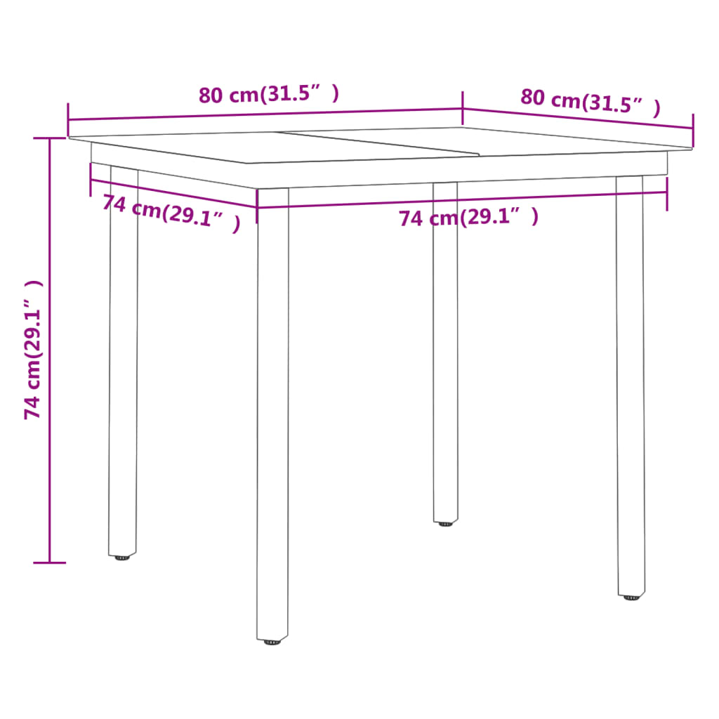 vidaXL Set mobilier de grădină, 3 piese, gri și negru vidaXL Set mobilier de grădină, 3 piese, gri și negru