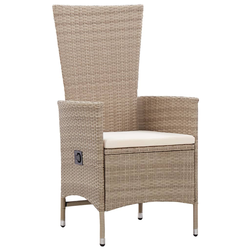 vidaXL Set mobilier pentru grădină, cu perne, 7 piese, bej vidaXL Set mobilier pentru grădină, cu perne, 7 piese, bej