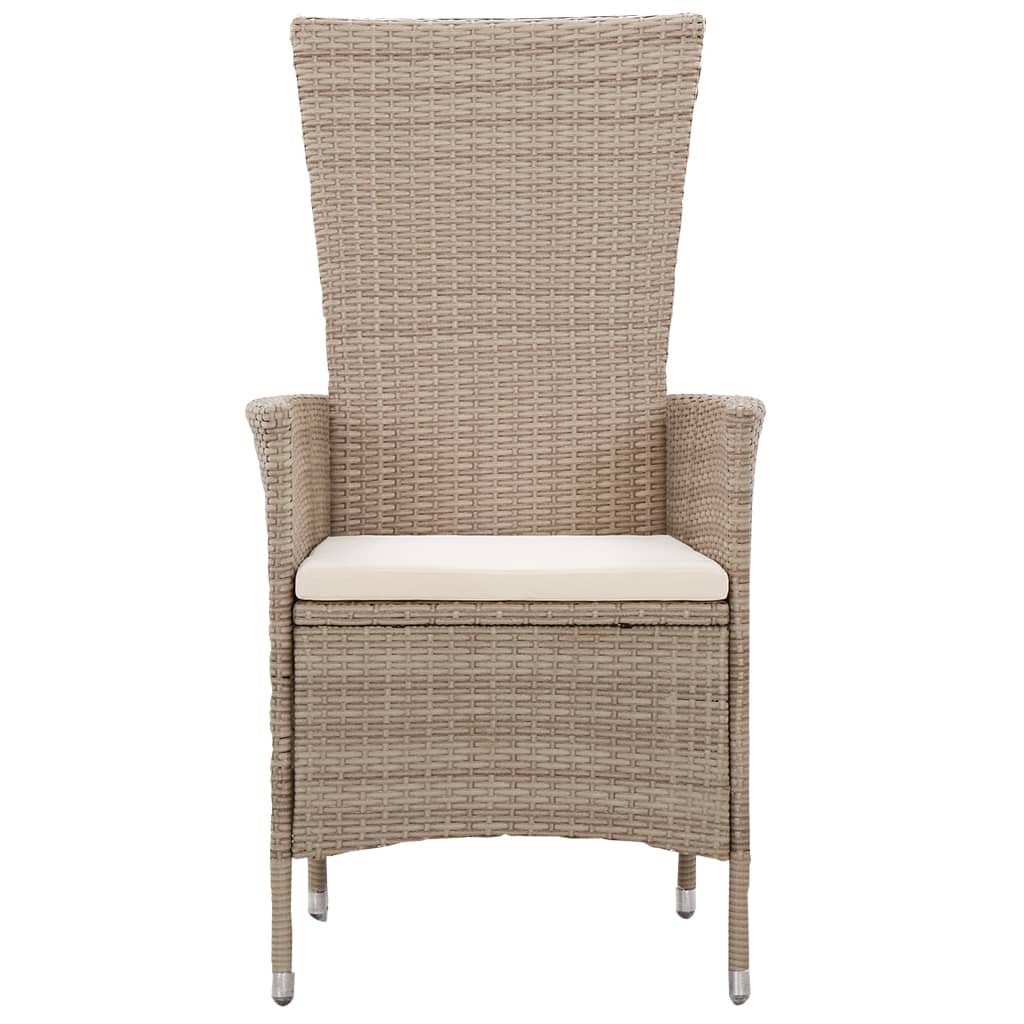 vidaXL Set mobilier pentru grădină, cu perne, 7 piese, bej vidaXL Set mobilier pentru grădină, cu perne, 7 piese, bej