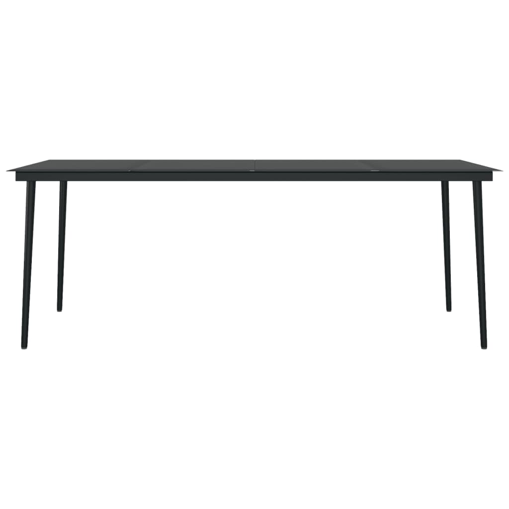 vidaXL Set mobilier pentru grădină cu perne, 9 piese, gri