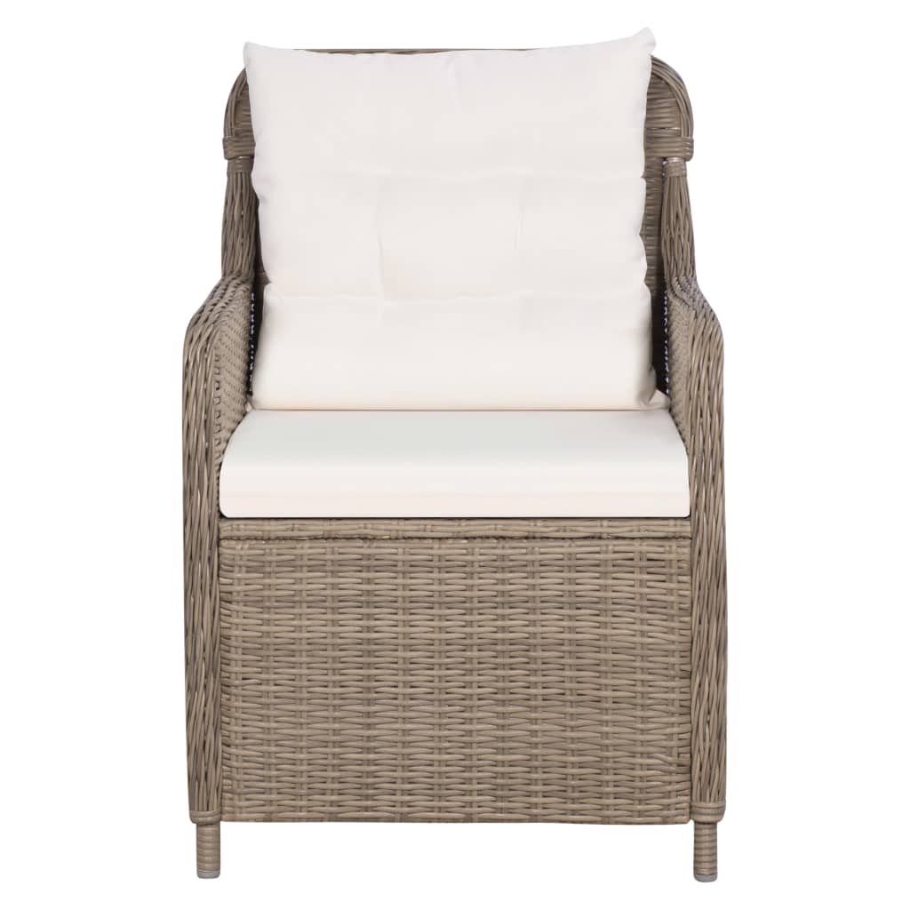 vidaXL Set mobilier pentru grădină, 7 piese, maro vidaXL Set mobilier pentru grădină, 7 piese, maro