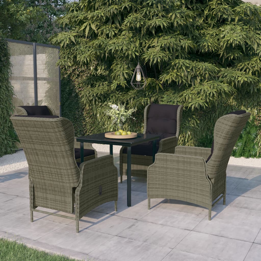 vidaXL Set mobilier pentru grădină, 5 piese, maro vidaXL Set mobilier pentru grădină, 5 piese, maro
