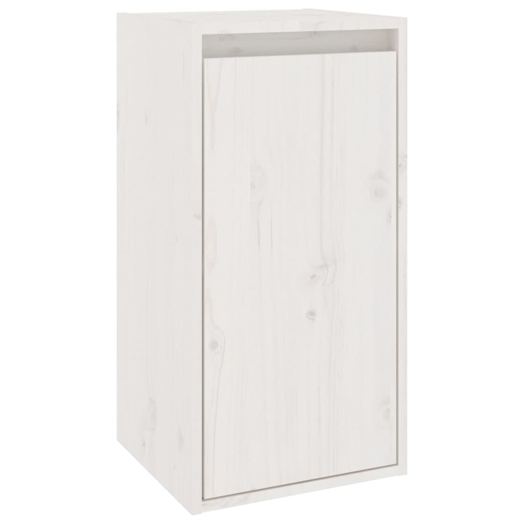 vidaXL Comode TV, alb,6 buc., lemn masiv de pin