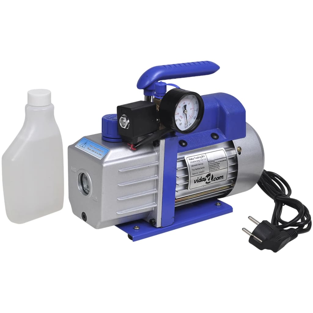 vidaXL Cameră de vid cu pompă cu o singură treaptă, 7,4 L vidaXL Cameră de vid cu pompă cu o singură treaptă, 7,4 L