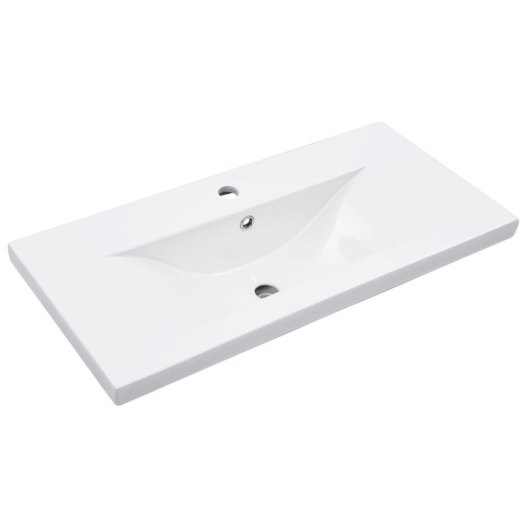 vidaXL Cadru lavoar baie cu chiuvetă încorporată, negru, fier vidaXL Cadru lavoar baie cu chiuvetă încorporată, negru, fier