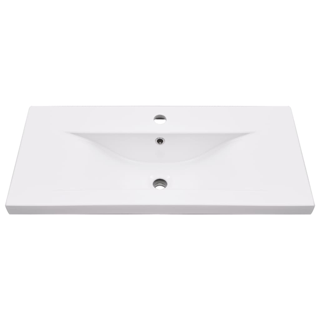 vidaXL Cadru lavoar baie cu chiuvetă încorporată, negru, fier vidaXL Cadru lavoar baie cu chiuvetă încorporată, negru, fier