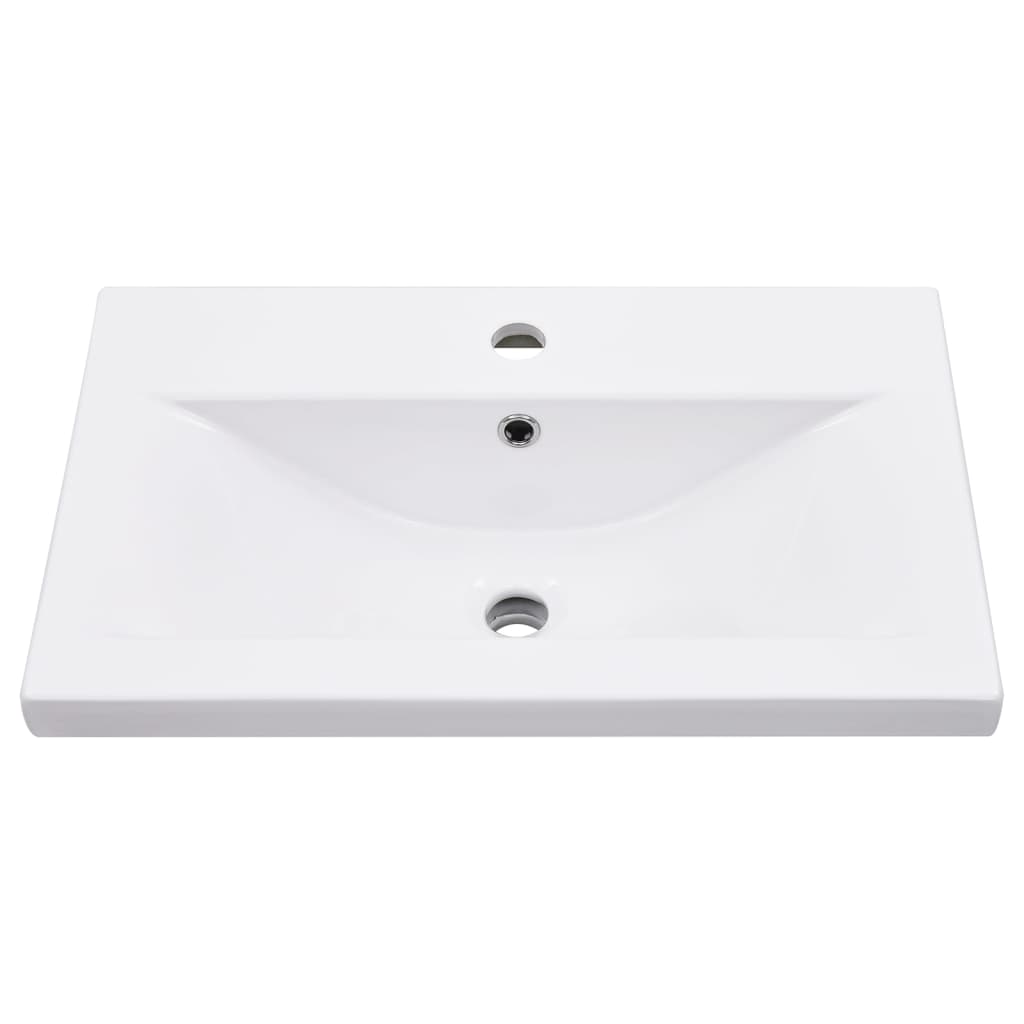 vidaXL Cadru lavoar baie cu chiuvetă încorporată, negru, fier