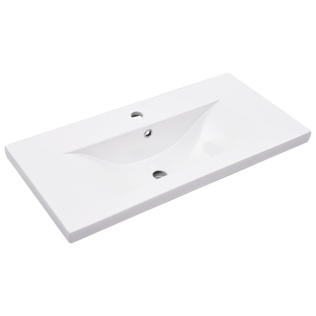 vidaXL Cadru lavoar baie cu chiuvetă încorporată, negru, fier vidaXL Cadru lavoar baie cu chiuvetă încorporată, negru, fier