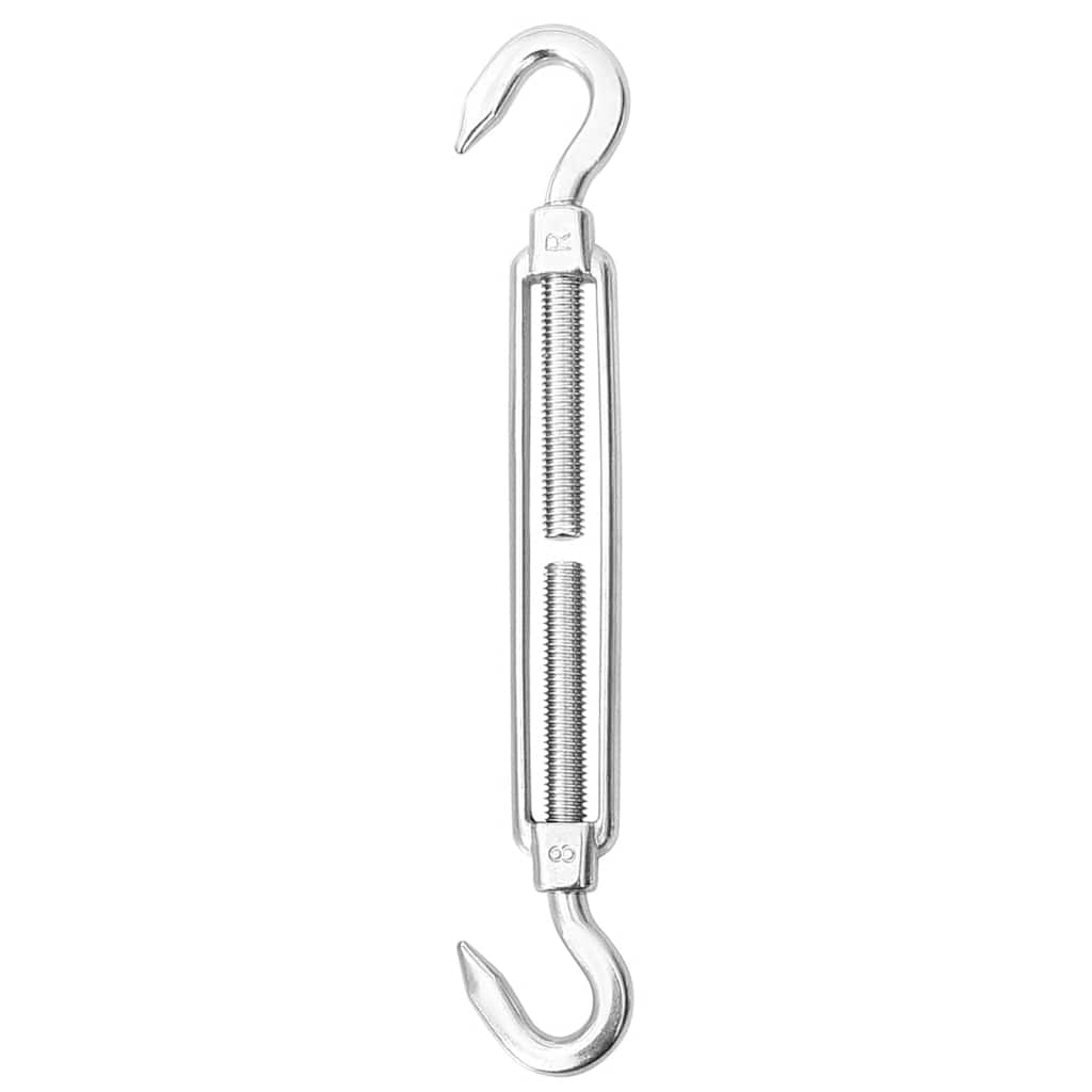 vidaXL Set accesorii parasolar, 9 piese, oțel inoxidabil