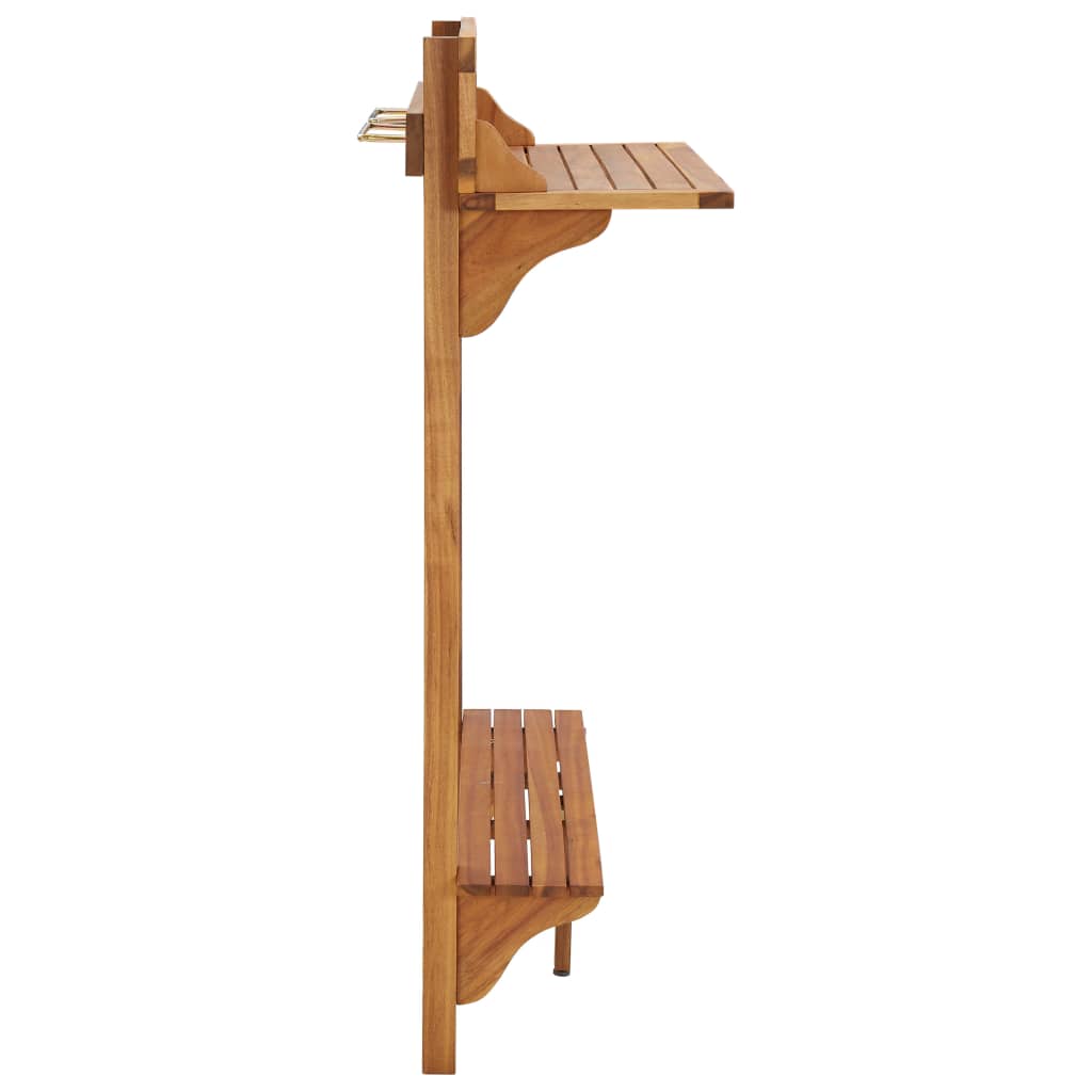 vidaXL Masă de bar pentru balcon, 90x37x122,5 cm, lemn masiv de acacia vidaXL Masă de bar pentru balcon, 90x37x122,5 cm, lemn masiv de acacia