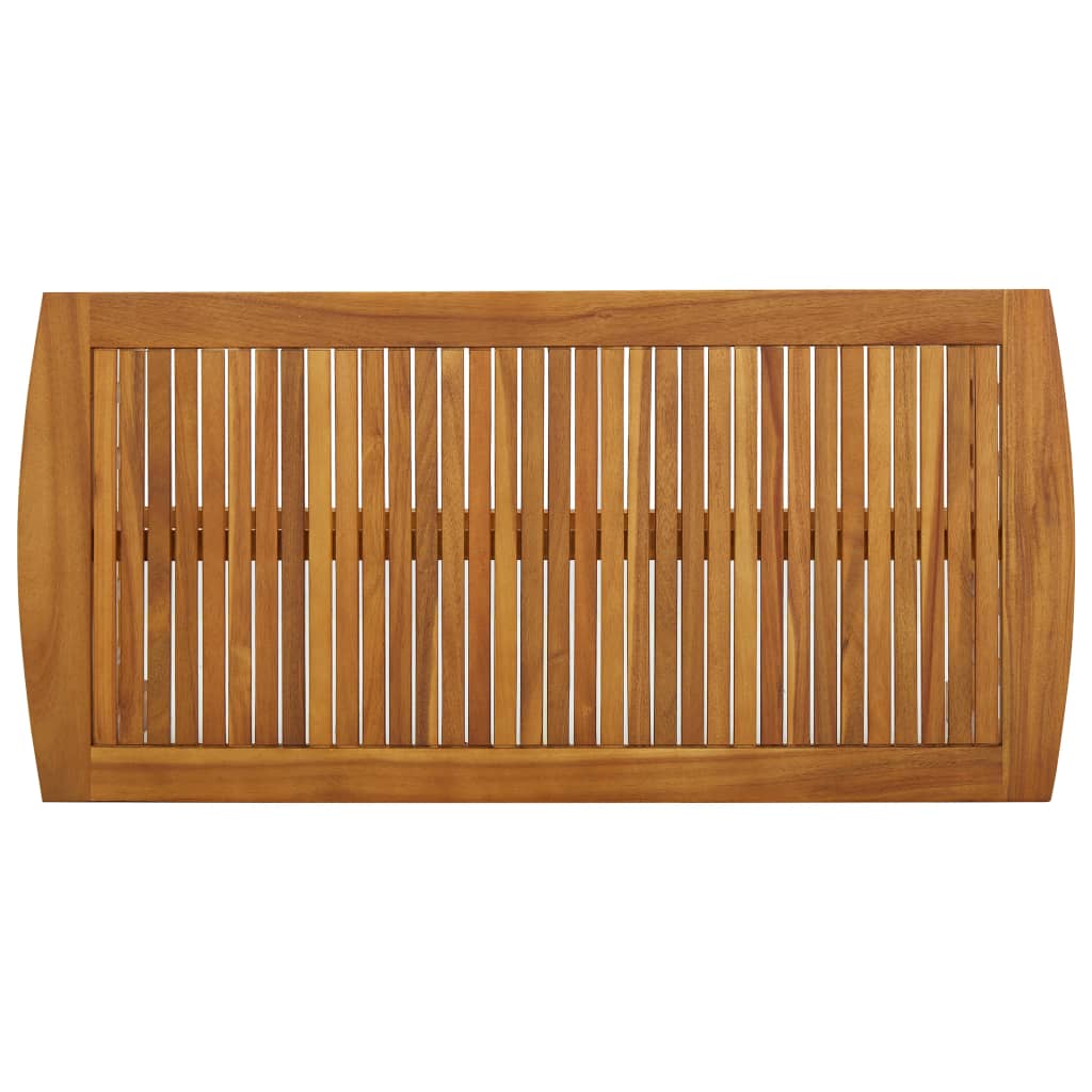 vidaXL Masă de cafea, 102 x 50 x 43 cm, lemn masiv de acacia
