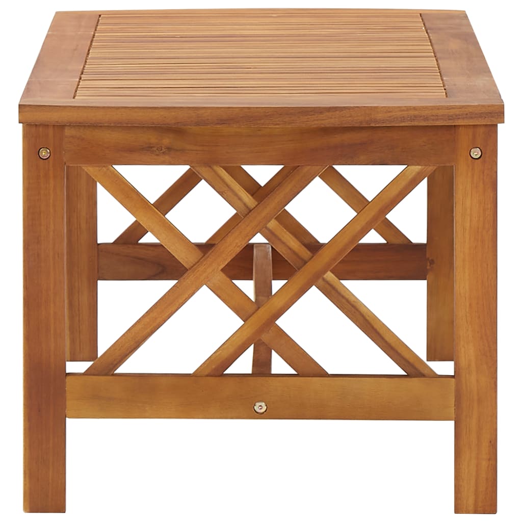 vidaXL Masă de cafea, 102 x 50 x 43 cm, lemn masiv de acacia vidaXL Masă de cafea, 102 x 50 x 43 cm, lemn masiv de acacia