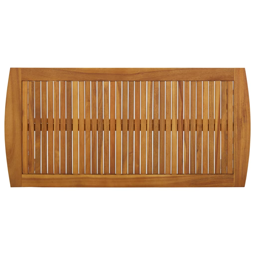 vidaXL Masă de cafea, 102 x 50 x 43 cm, lemn masiv de acacia vidaXL Masă de cafea, 102 x 50 x 43 cm, lemn masiv de acacia
