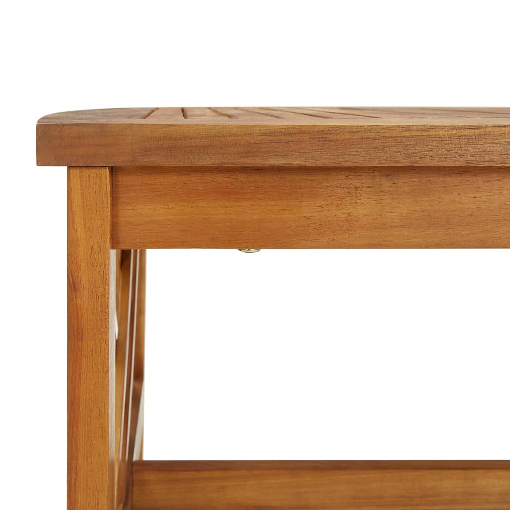 vidaXL Masă de cafea, 102 x 50 x 43 cm, lemn masiv de acacia vidaXL Masă de cafea, 102 x 50 x 43 cm, lemn masiv de acacia